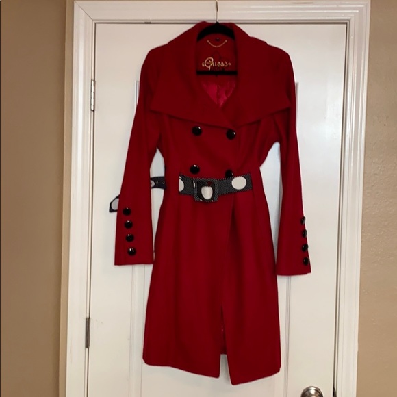 Guess Jackets & Blazers - Wool blend women’s pea coat, size L